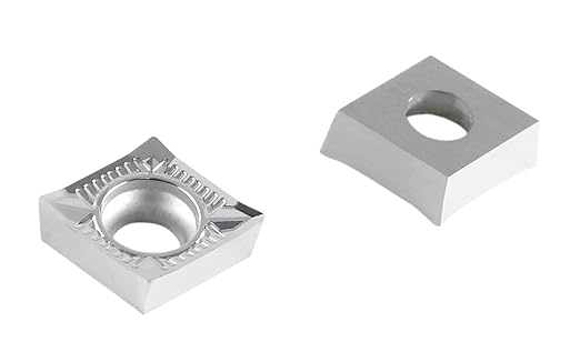 Accusize Industrial Tools Ccgt32.51-Ak-H01 Uncoating Carbide Inserts, 10 Pcs, for Machining Aluminum, Akh01x10