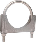 Universal 4 Inch Exhaust Clamp, Heavy Duty Stainless 4" U-Bolt Clamp