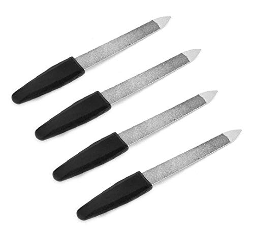 SurgicalOnline 5" Metal Nail File with Plastic Handle - Set of 4pcs