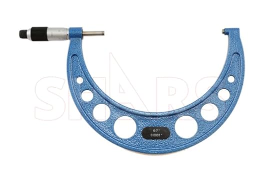 Shars 6-12" Precision Solid Metal Frame Outside Micrometer 6 pcs/Set 303-2654N R)