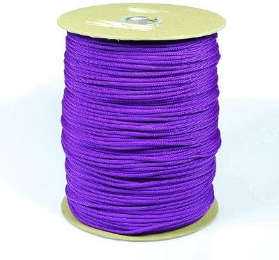 The Paracord Store | Type III 550 Paracord - 100 FT Hank, Acid Purple | Heavy Duty 7 Strand Tactical Paracord - USA Made Nylon Outdoor Parachute Cord for Camping, Fishing & More - Survival Cord