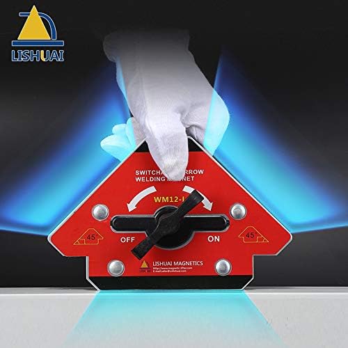LISHUAI Unique Design On/Off Switch Strong Neodymium Arrow Welding Magnet 45 90 135 Degrees 176 LBS