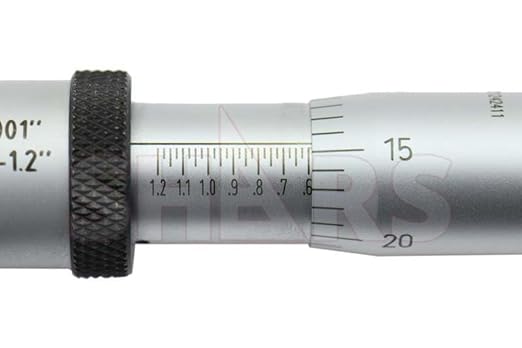 Shars 0.2-2.2" Inside Micrometer 0.00024" Accuracy, 0.001" Graduation 303-2100 P)