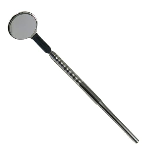 Double Sided Dental Mirror #4, CS, w/Handle