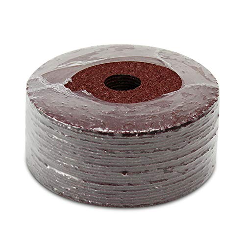 BHA Aluminum Oxide Resin Fiber Sanding and Grinding Discs, 4.5” x 7/8”, 60 Grit - 25 Pack