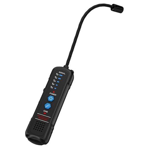 Underground Wire Locator and Cable Tracker Kit, Professional Wire Finder with Signal Detector, Carrying Case and Accessories