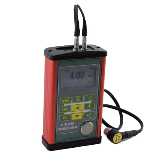 Ultrasonic Thickness Gauge NDT330 Applicable Material Including Metals, Nylon, PVC and The Other Material That ultrasonic Wave Well Transmit-ted.