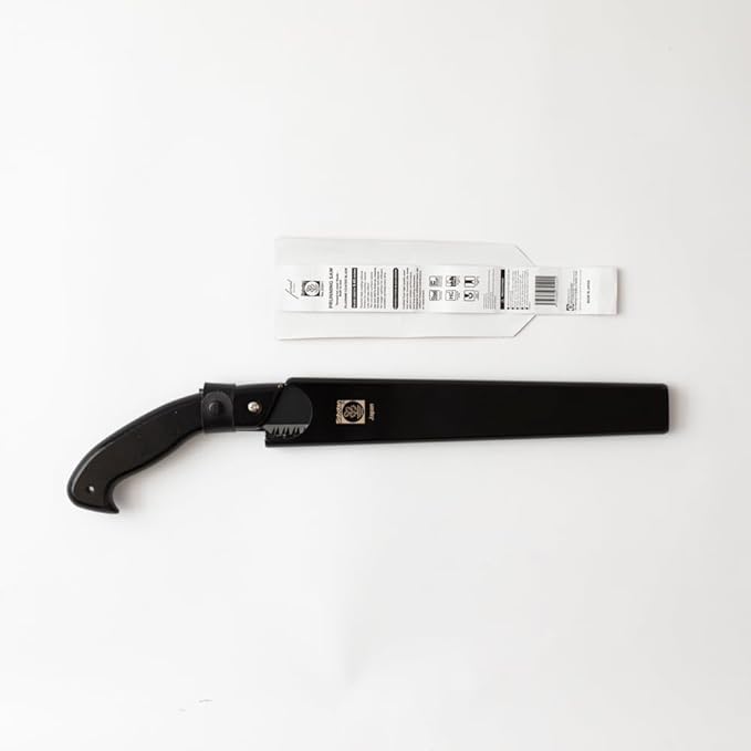 Saboten Japan 9.4" Japanese Pruning Saw – Fluorine-Coated High-Carbon Steel Blade, Traditional Wooden Handle, Precision Pull Cut Tool for Branches – forest Originals, Made in Japan