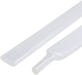 Heat Shrink Tubing 4:1 Dual Wall Adhesive Liner Wires Cable Wraps Connection Protection (Clear, 1/2"-18ft)
