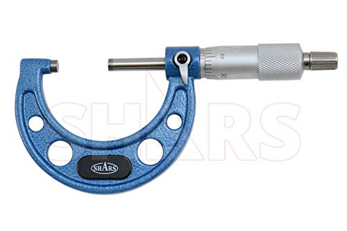 Shars 0-4" Precision Solid Metal Frame Outside Micrometer 4 pcs Set 303-2652N L)
