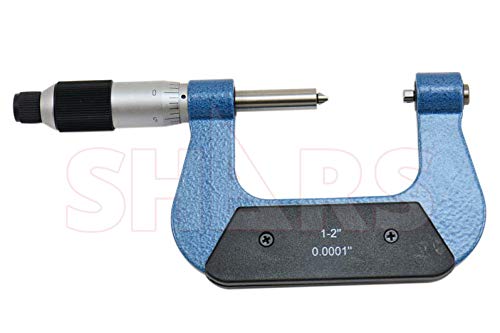 Shars 1-2" Screw Thread Micrometer with Anvil in Fitted Box 303-2371 P)