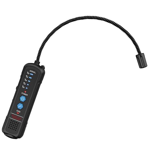 Underground Wire Locator and Cable Tracker Kit, Professional Wire Finder with Signal Detector, Carrying Case and Accessories