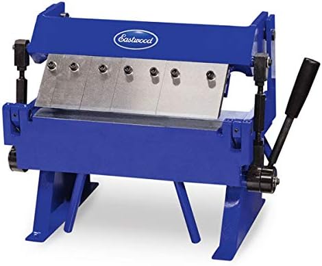 Eastwood 12 Inch Precision Box and Pan Sheet Metal Brake | Adjustment Box with 5 Adjustable Fingers | Folds & Bends up to 20 Gauge Steel 16 Gauge Aluminum or 24 Gauge Stainless Steel