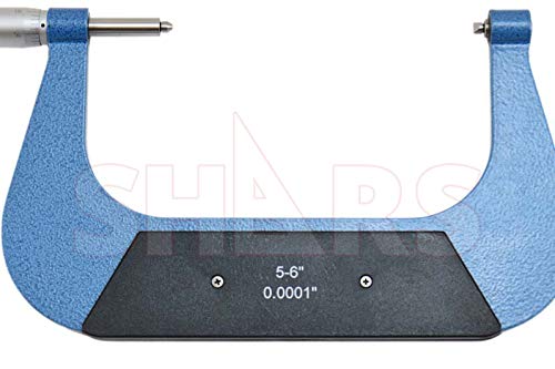 Shars 5-6" Screw Thread Micrometer with Anvil in Fitted Box 303-2375 M