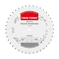 TWIN-TOWN 10-Inch 40-Tooth ATB Fine Finish Wood Cutting Circular Saw Blade, 5/8 Inch Arbor, Compatible with Table and Miter Saws, Premium Quality Woodworking Saw Blade