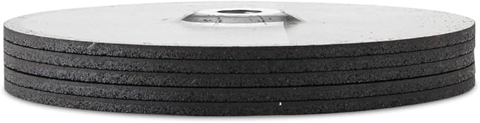 BHA Depressed Center Metal Grinding Wheels for Angle Grinders, 9” x 1/4” x 7/8” - 5 Pack