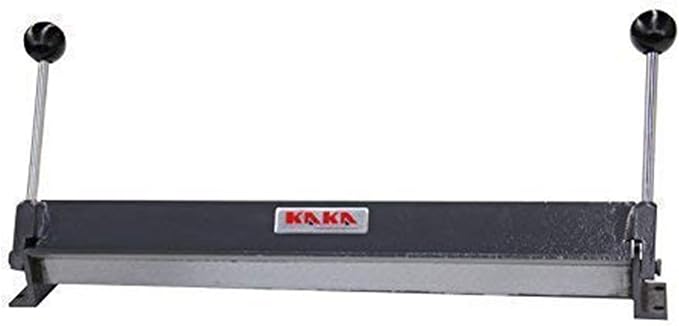 KAKA INDUSTRIAL Sheet Metal Brake, 18-Inch Sheet Metal Bender, 18-Gauge Mild Steel Capacity, Portable Bending Brake 0-90 Degree Bending Angle Adjustable Aluminum Brake W-1818
