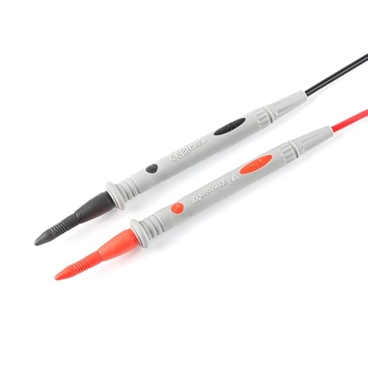 6Pcs Digital Multi Meter Test Probes Leads - Clamp Tester & Needle Point Probes for Multimeter Electronic Test Leads