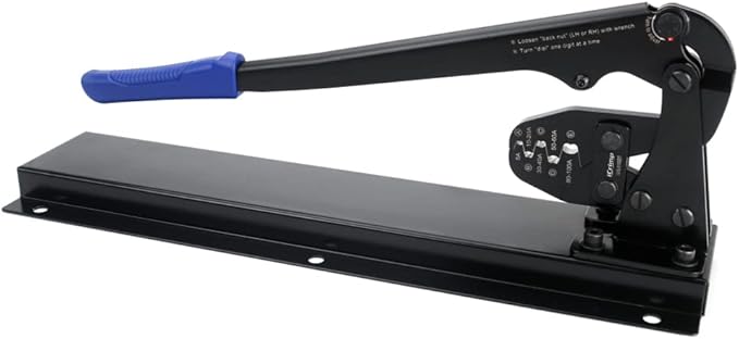 iCrimp Battery Lugs and Open Barrel Connectors Crimping Tools -Desk Type IWS-5100DT(5A-100A)