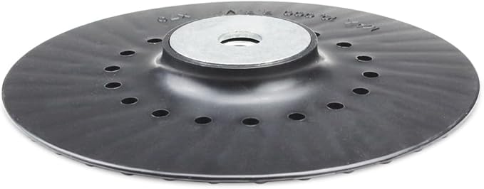 BHA Angle Grinder Ribbed Backing Pad for Resin Fiber Disc, 7" x 5/8" x 11