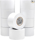 WOD ETC766 Professional Grade General Purpose White Electrical Tape UL/CSA Listed core. Vinyl Rubber Adhesive Electrical Tape: 2 inch X 66 ft. - Use at No More Than 600V & 176F (Pack of 10)