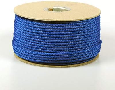 The Paracord Store | Type III 550 Paracord - 250 FT Spool, Royal Blue | Heavy Duty 7 Strand Tactical Paracord - USA Made Nylon Outdoor Parachute Cord for Camping, Fishing & More - Survival Cord