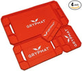 Grypmat Plus Grip Mat for Mechanics - Non-Slip Flexible Silicone Tool Tray - Tool Organizer for Tool Box - Magnetic-Free, Easy-to-Clean Tool Mat - QUAD S, M, L & XL, Orange