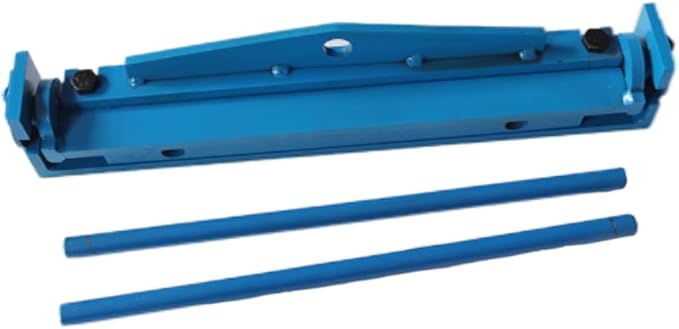 MXBAOHENG Sheet Metal Bender Manual Brake Bender Hand Bending Machine, Roof Metal Folding Tools for Thin Iron, Stainless Steel, Aluminum, Copper Plates (350mm)
