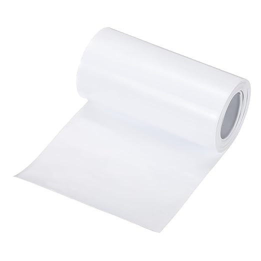 MECCANIXITY Battery Wrap PVC Heat Shrink Tubing 58mm Dia 90mm Flat 10 Feet(3meters) White Good Insulation for Battery Pack