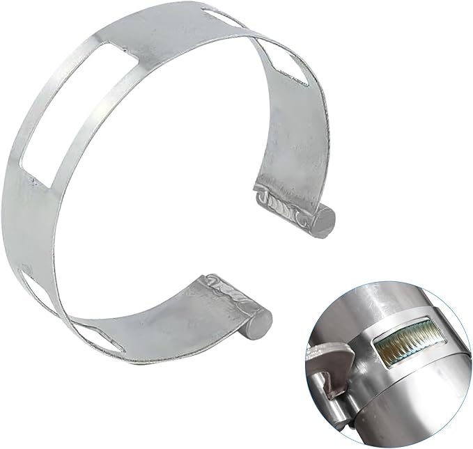 3.5 Inch (88.9MM) Stainless Steel Welding Tacking Band Clamp,Clamp-On Exhaust Pipe Tacking Band for Welding Fabrication