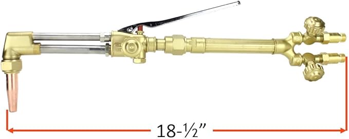 SÜA - Heavy Duty Oxy-Fuel Torch compatible with Victor with Check Valves + Cutting Tip (Propane)