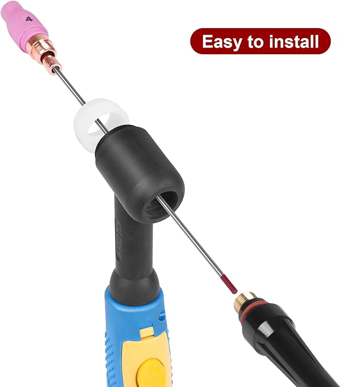 TIG Welding Tungsten Electrodes Tungsten Service 10-Pack（Red - 2% Thoriated Tungsten 3/32"）