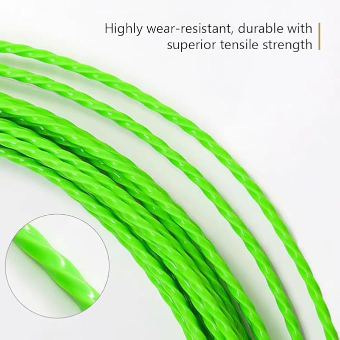 Fish Tape Wire Puller Through Wall Wire Threader Fish plus Fish Cable Fastener with Steel rope 32FT(10M)