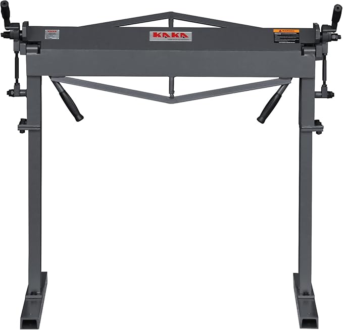 KAKA INDUSTRIAL Sheet Metal Brake, 36-Inch Metal Brake Bender, 20-Gauge Mild Steel Capacity, 0-120 Degrees Adjustable Bending Brake, Heavy-Duty Siding Brake MB-36