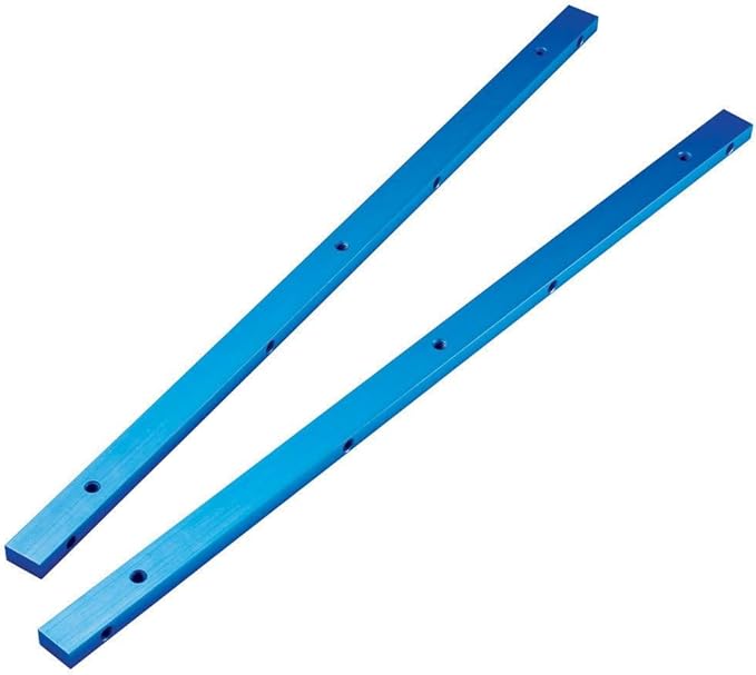 Rockler 24" Aluminum Miter Bar - Aluminum Bar for Smooth-Sliding Action on Table Saws, Router Tables, Workbenches, & More – For any Standard 3/4" x 3/8" Miter Slot – Accessories for Table Saw