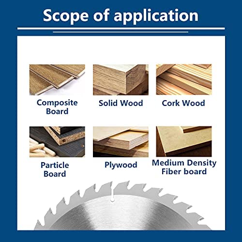 Wood Saw Blade TCT Circular Cutting Blade for Woodworking (5pc 3 inch)