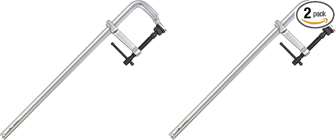 Wilton Heavy-Duty F-Clamp, 24" Opening, 4-3/4" Throat, 2660 Lbs. Clamping Force (Model GSM60) (Pack of 2)