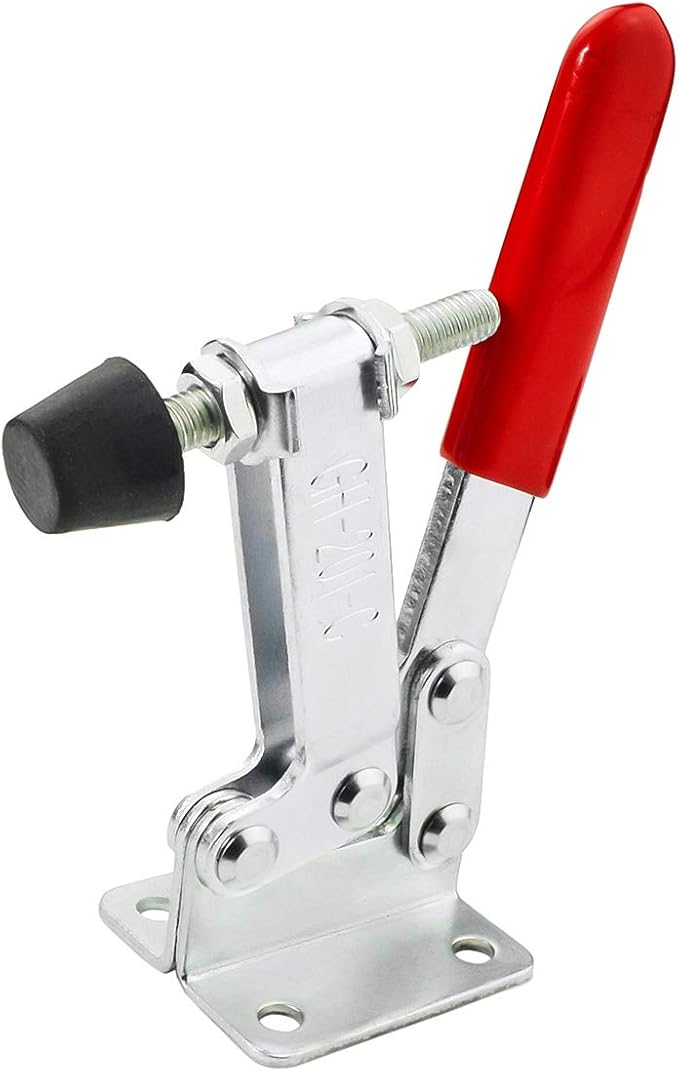 4 Pack Toggle Clamps Latch Vertical Quick-Release Toggle Clamp Antislip Holding Capacity 220 lbs Tool GH-201C