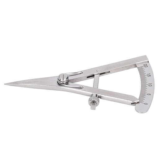 Marking Gauge, Stainless Steel Scribe Tool, Caliper Measuring Tool for Leather Trimming Projects