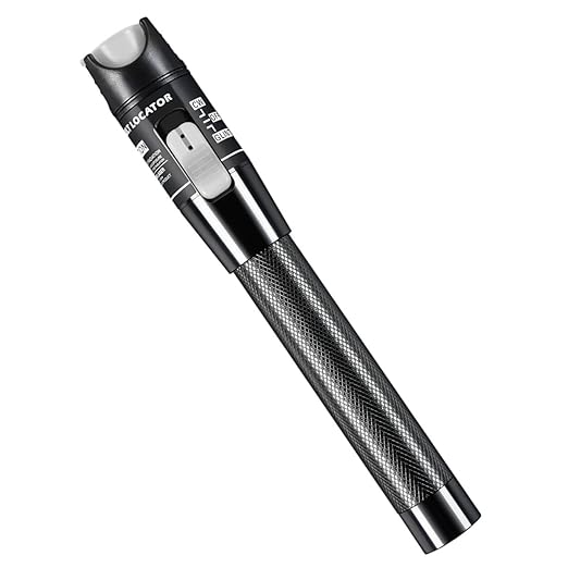 Visual Fault Locator, 80KM Fiber Optic Cable Tester Meter VFL Red Light Pen Light Source Testers (80 KM)