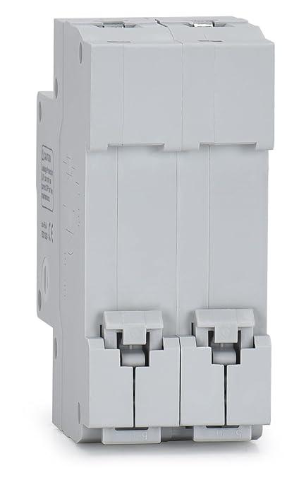 Ground Fault Circuit Breaker, 25 Amp 120V AC DIN Rail Mount Residual Current Circuit Breaker, Thermal-Magnetic Trip, Earth-Leakage Protection 30mA 1PN RCBO C25