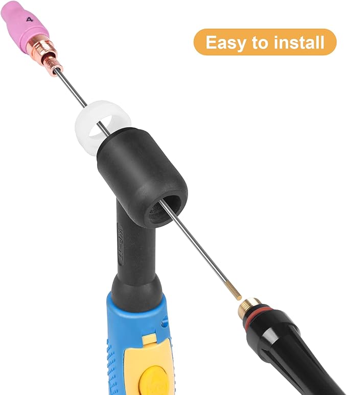 TIG Welding Tungsten Electrodes Tungsten Service 10-Pack（Gold - 1.5% Lanthanated Tungsten 3/32"）