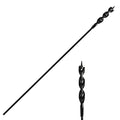 Flexible Installer Drill Bit for Pulling Wires Through Walls Ceilings and Sidewalks,54-Inch Long, 9/16-Inch Auger with a Fish Eye Hole and Screw Point, 3/16" 3-Flat Anti-Slip Shank