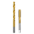 5/16"-18 UNC Tap and F Drill Bit Kit, M2 HSS Drill and Tap Set, Combination of Drill and Tap Kit for Metal