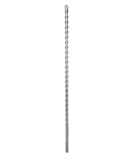 1 in X 36 in SDS MAX Bits, Rotary Hammer Drill Bits, Carbide Drill Bits, Masonry Drill Bits for Concrete, Stone and Brick, SDS MAX Hammer Double Flute, Masonry Drill Bit, Concrete Drill Bit