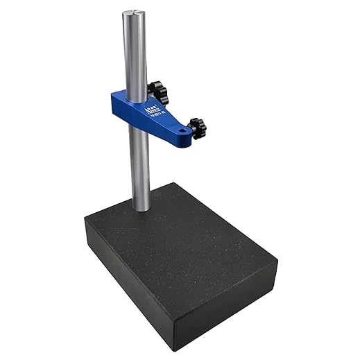 The Marble Base Bracket is Used in Conjunction with a Digital Indicator dial, and The Marble Measurement Platform has a Size of 200mm * 150mm*50mm(8in * 6in * 2in) Marble Base﻿(ACE-ST)