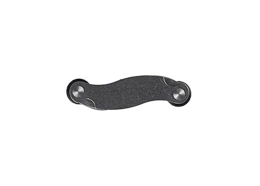 PEC Tools Screw Pitch Gage, 0.25-2.5 mm, 28 Blades/2 Groups, Clearly Marked Scales, Suitable for Various Applications, Made in USA