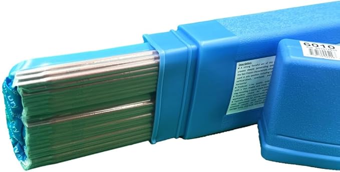 6010 Welding Rod 5/32", E6010 Stick Welding Electrodes 5Lbs with Smooth Stable Arc E6010 5/32" (5/32" 5 Pound Box) E6010-532-5