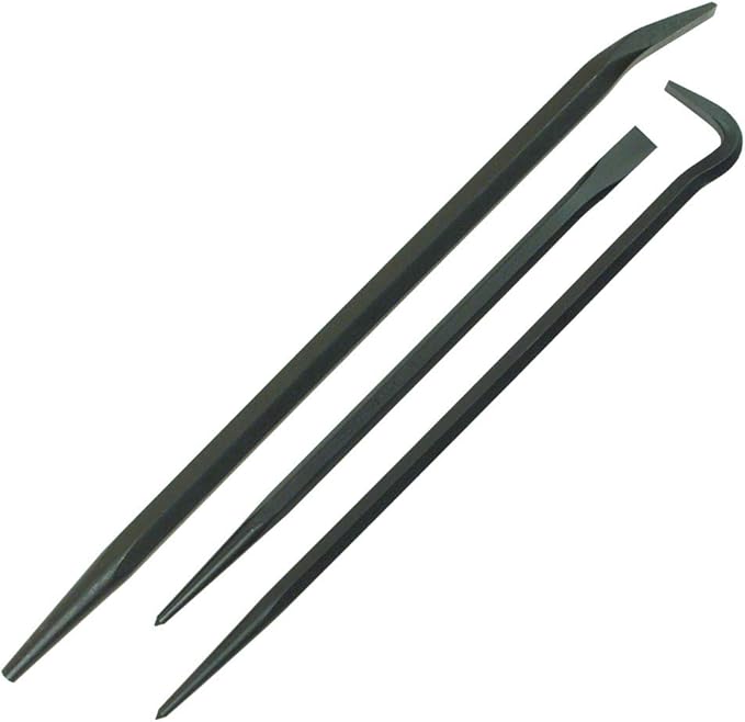 Mayhew Pro 24-Piece Punch & Chisel Kit, 3-Piece Line-Up Pry Bar Set