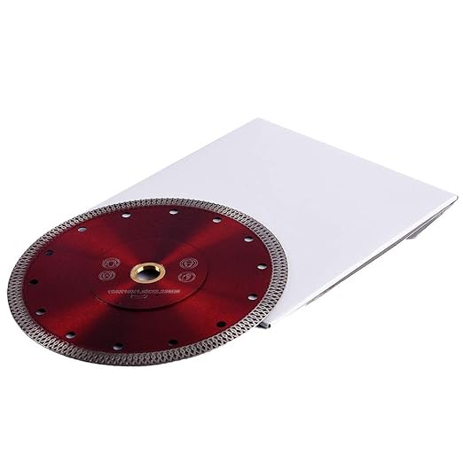 GoYonder 7 Inch Super Thin Tile Saw Blade, Diamond Blade for Angle Grinder, Dry Wet Tile Blade for Ceramic Tile, Concrete, Granite Cutting